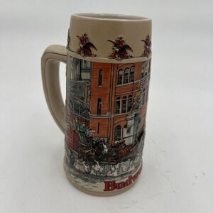 Budweiser National Historical Landmark Series St Louis Brew House Beer Stein New